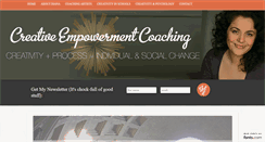Desktop Screenshot of creativeempowermentcoaching.com